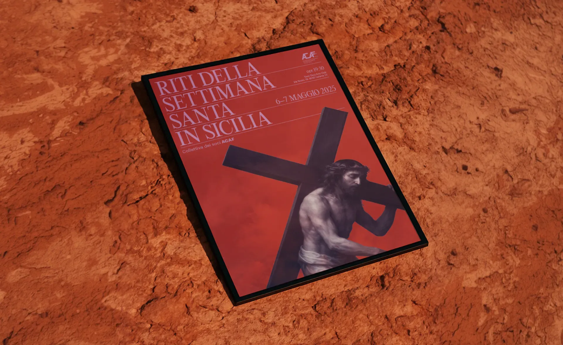 progettazione grafica per i Riti della Settimana Santa di ACAF