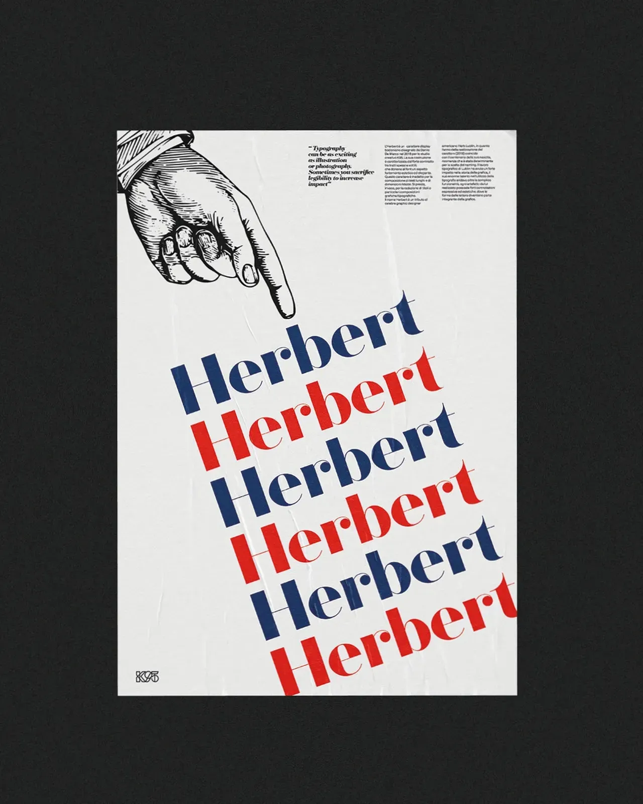Herbert poster design